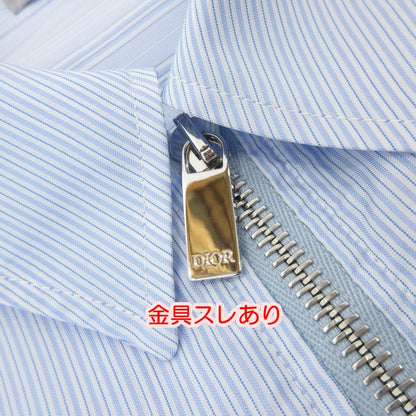 【中古】Dior | ディオール ブルゾン 193C536D847B ライトブルー サイズ：44