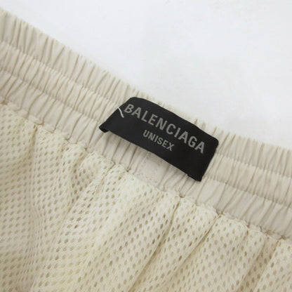 【中古】BALENCIAGA | バレンシアガ 3B LOGO SPORTS TRACK PANTS パンツ 746510 TQ43 アイボリー サイズ：S