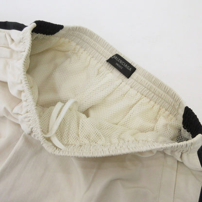 【中古】BALENCIAGA | バレンシアガ 3B LOGO SPORTS TRACK PANTS パンツ 746510 TQ43 アイボリー サイズ：S