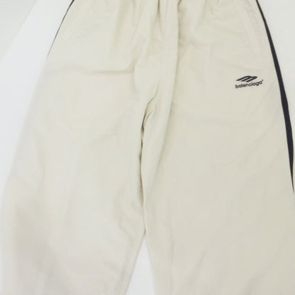【中古】BALENCIAGA | バレンシアガ 3B LOGO SPORTS TRACK PANTS パンツ 746510 TQ43 アイボリー サイズ：S