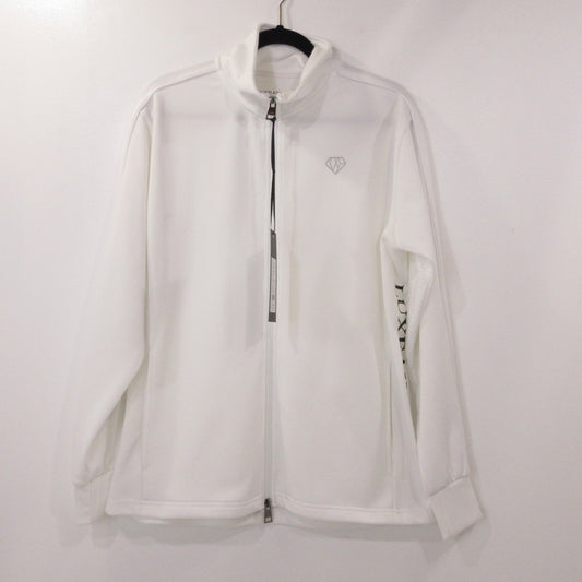 【中古】AKM(志風音) | エーケーエムシフォン JERSEY TRACK JACKET ジャージ LAO-23011 2023S/S ホワイト サイズ：L