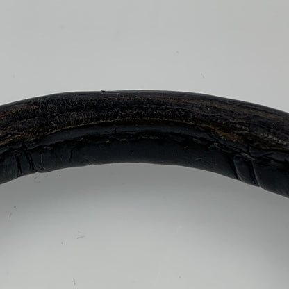【中古】 LEATHER BANGLE バングル GSB-100C ブラック