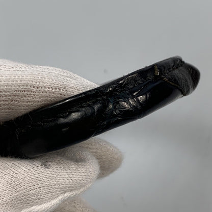 【中古】 LEATHER BANGLE バングル GSB-100C ブラック