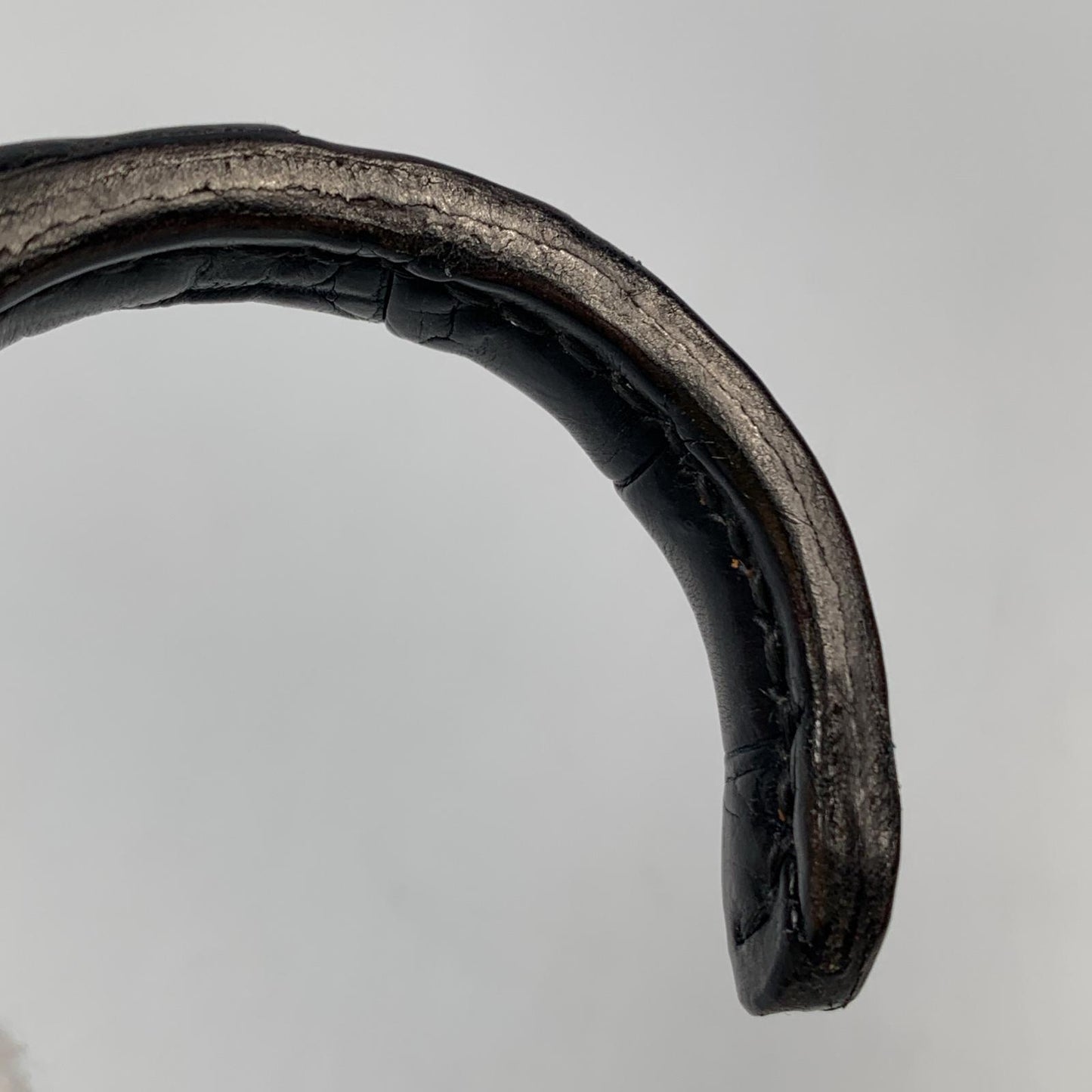 【中古】 LEATHER BANGLE バングル GSB-100C ブラック