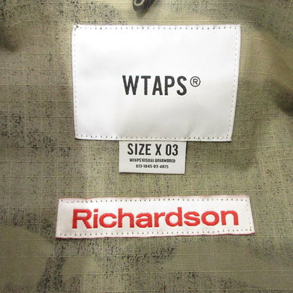【中古】W)TAPS | ダブルタップス BUDS/LS/COTTON ミリタリージャケット 202BRRID-SHM01S カモ サイズ：3