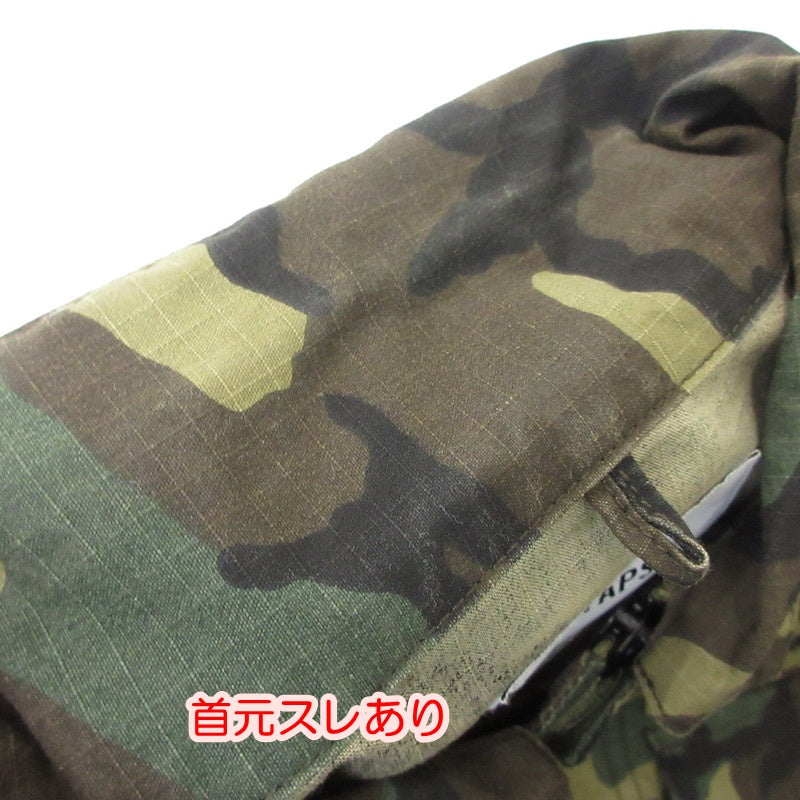 【中古】W)TAPS | ダブルタップス BUDS/LS/COTTON ミリタリージャケット 202BRRID-SHM01S カモ サイズ：3