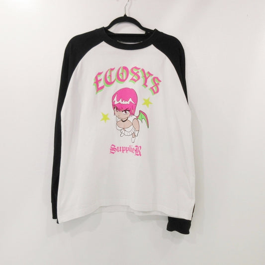 【中古】SUPPLIER | サプライヤー DEVIL GIRL LONG SLEE 長袖Ｔシャツ ホワイト サイズ：M