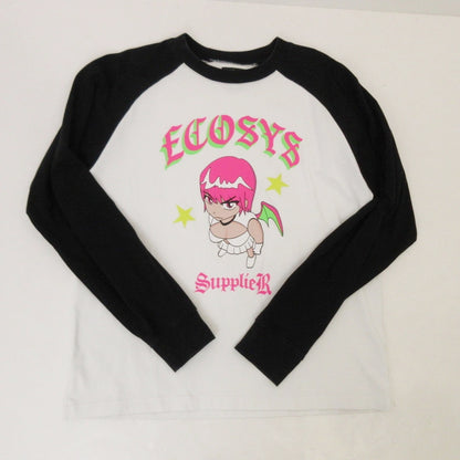 【中古】SUPPLIER | サプライヤー DEVIL GIRL LONG SLEE 長袖Ｔシャツ ホワイト サイズ：M