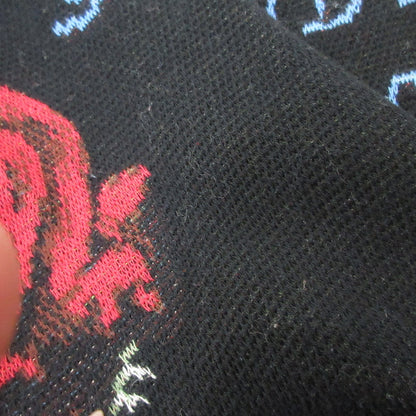 【中古】WACKOMARIA | ワコマリア ROSE JACQUARD SWEATER セーター 22FWE-WMK ブラック サイズ：L