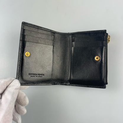 【中古】BOTTEGA VENETA | ボッテガヴェネタ スモール二つ折りウォレット 二つ折り財布 707601