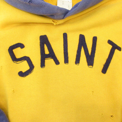 【中古】SAINT MICHAEL | セントマイケルセイントマイケル HOODIE_FELT パーカー SM-A21-0000-035 イエロー サイズ：XL