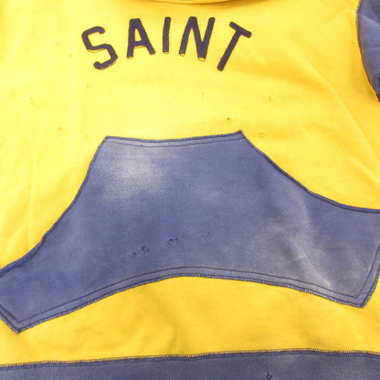 【中古】SAINT MICHAEL | セントマイケルセイントマイケル HOODIE_FELT パーカー SM-A21-0000-035 イエロー サイズ：XL