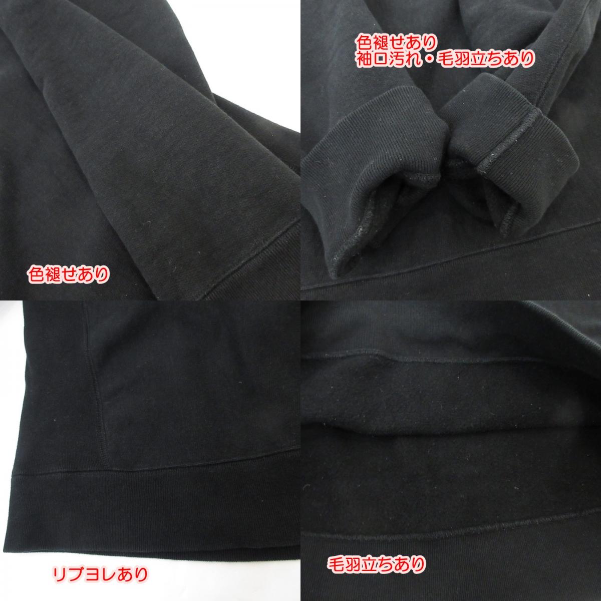【中古】WACKOMARIA | ワコマリア HEAVY WEIGHT CREW NECK SWEAT SHIRT (TYPE-1) スウェット GP-C0001-BLACKLINE-BOB ブラック サイズ：XL