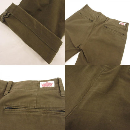 【中古】HOLLYWOOD RANCH MARKET | ハリウッドランチマーケット ジャーマンクロスストレッチトラウザーズ パンツ 063002612 カーキ サイズ：2
