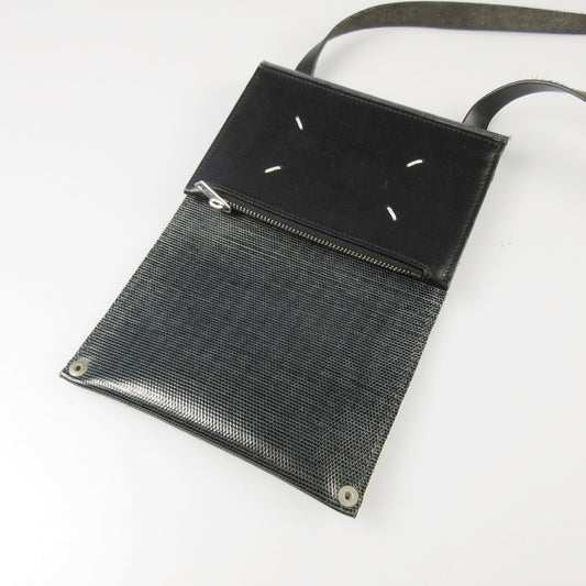 【中古】Maison Margiela | メゾンマルジェラ FOLD OVER PHONE CASE ショルダーバッグ S35UI0515 ブラック