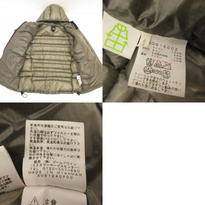 【中古】THE NORTH FACE | ザ・ノースフェイス FLASH HOODIE ダウンジャケット ND91500Z グレー サイズ：M