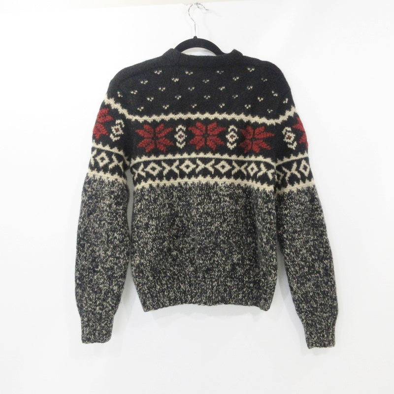 【中古】POLO RALPH LAUREN | ポロ・ラルフローレン スノーフレーク HAND KNIT セーター ブラック サイズ：L