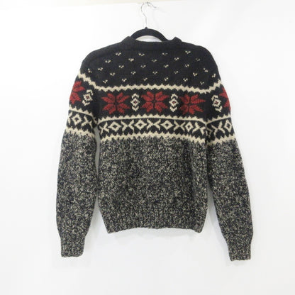 【中古】POLO RALPH LAUREN | ポロ・ラルフローレン スノーフレーク HAND KNIT セーター ブラック サイズ：L