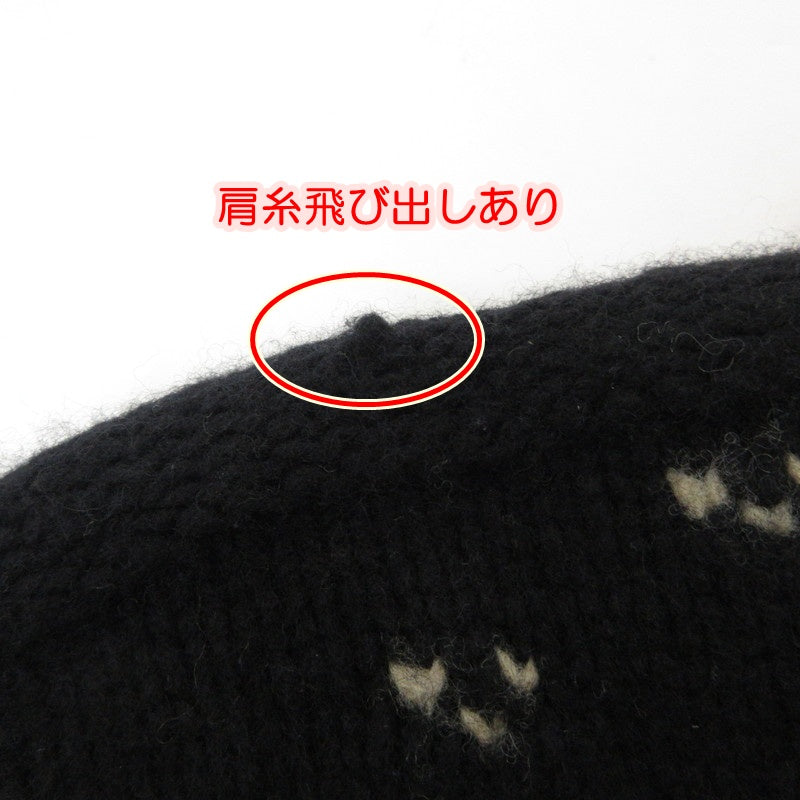 【中古】POLO RALPH LAUREN | ポロ・ラルフローレン スノーフレーク HAND KNIT セーター ブラック サイズ：L