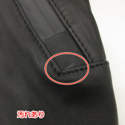 【中古】PREMIUM MOOD DENIM SUPERIOR | プレミアムムードデニムスペリオール COSTY LER レザー 020591114004 ブラック サイズ：M