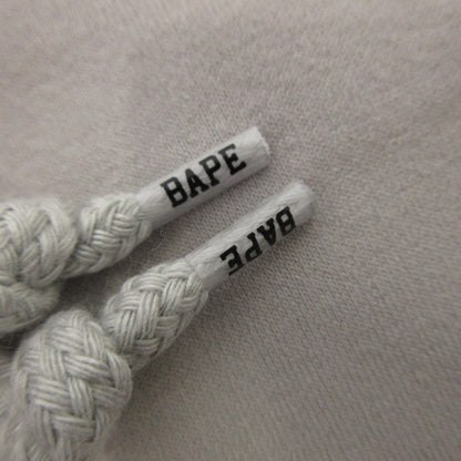 【中古】A BATHING APE | アベイシングエイプ APE HEAD ONE POINT PULLOVER HOODIE パーカー 1J80114005 グレー サイズ：L