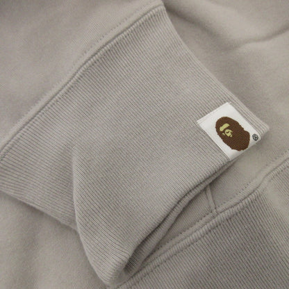 【中古】A BATHING APE | アベイシングエイプ APE HEAD ONE POINT PULLOVER HOODIE パーカー 1J80114005 グレー サイズ：L