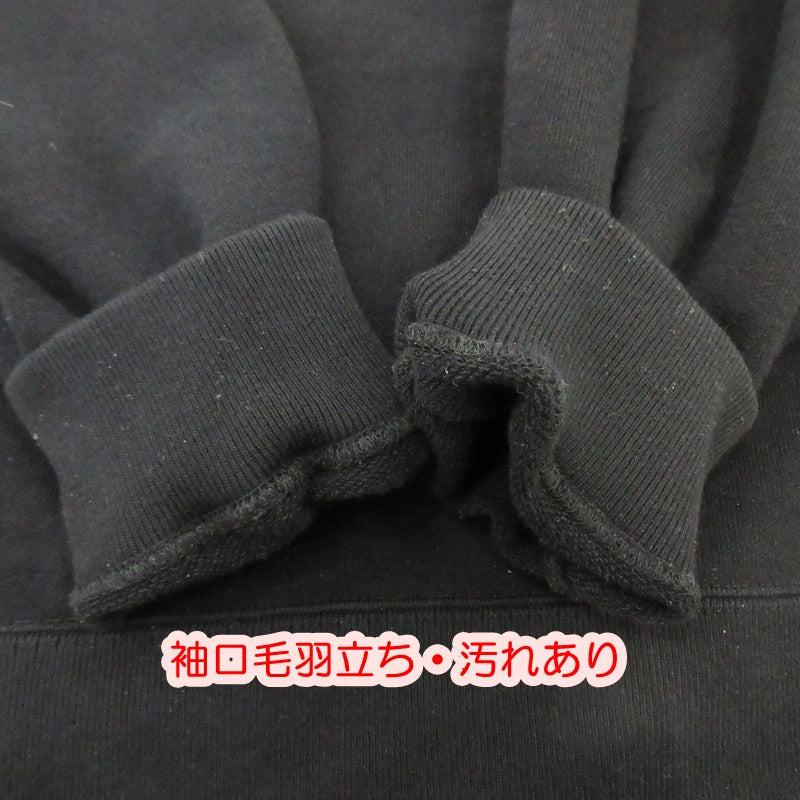 【中古】uniform experiment | ユニフォームエクスペリメント CHENILLE SWEATSHIRT スウェット UE-242024 ブラック サイズ：3