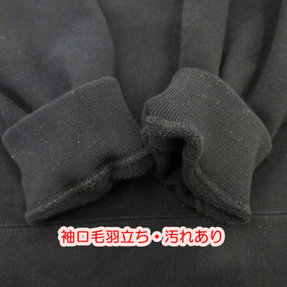 【中古】uniform experiment | ユニフォームエクスペリメント CHENILLE SWEATSHIRT スウェット UE-242024 ブラック サイズ：3