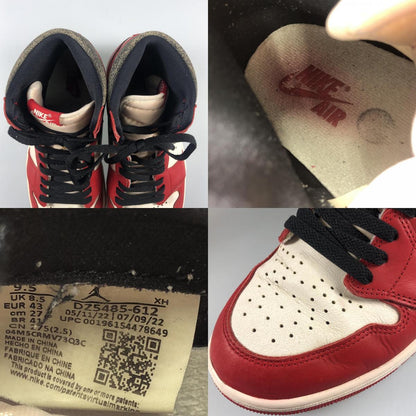 【中古】NIKE | ナイキ AIR JORDAN 1 RETRO HIGH OG CHICAGO LOST & FOUND スニーカー DZ5485-612 レッド 27.5cm