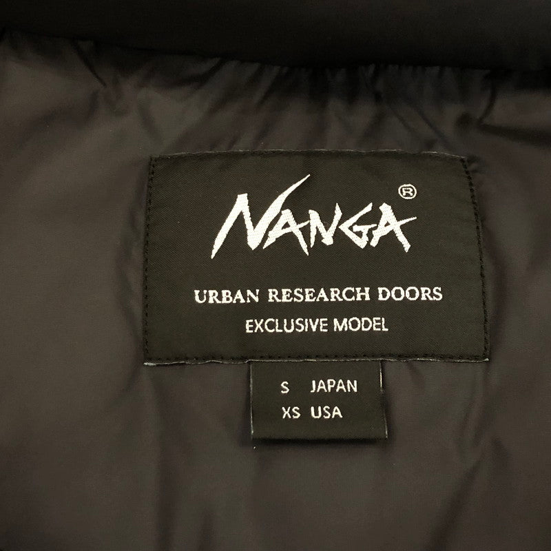【中古】NANGA | ナンガ AURORA DOWN JACKET ダウンジャケット DR17-17H701 ブラック サイズ：S