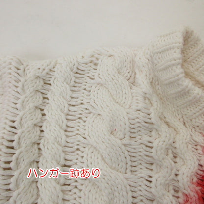 【中古】STUSSY | ステューシー Tie Dye Fisherman Sweater セーター 117188 レッド サイズ：M