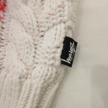 【中古】STUSSY | ステューシー Tie Dye Fisherman Sweater セーター 117188 レッド サイズ：M