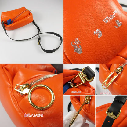 【中古】OFF-WHITE | オフホワイト Pump Pouch ショルダーバッグ OWNP007 オレンジ