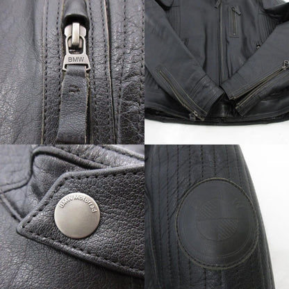 【中古】BMW | ビーエムダブリュー Black Leather Jacket レザー ブラック サイズ：48