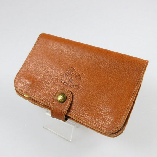 【中古】IL BISONTE | イルビゾンテ ポーチ キャメル