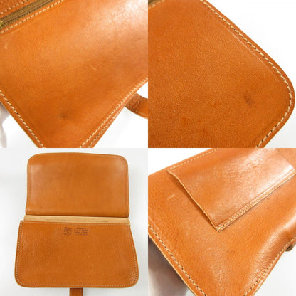 【中古】IL BISONTE | イルビゾンテ ポーチ キャメル