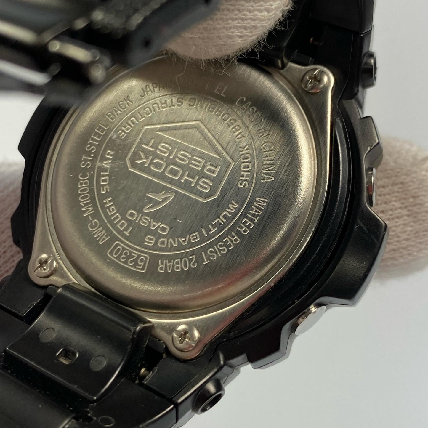 G-SHOCK | ジーショック 腕時計 AWG-M100BC-1AJF アナデジ電波ソーラー ブラック