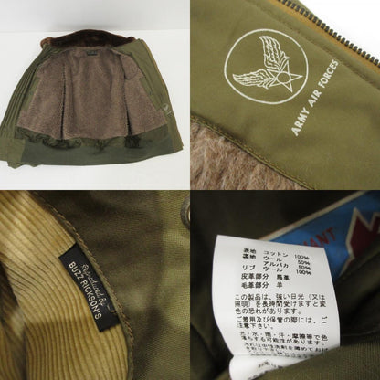 【中古】Buzz Rickson's | バズリクソンズ Type B-15 534th BOMB. SQ. 381st BOMB. GP. ミリタリーコート BR15598 カーキ サイズ：38