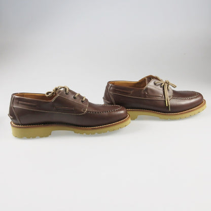 【中古】 WATTO デッキシューズ BBB-MC01 27.5cm ブラウン