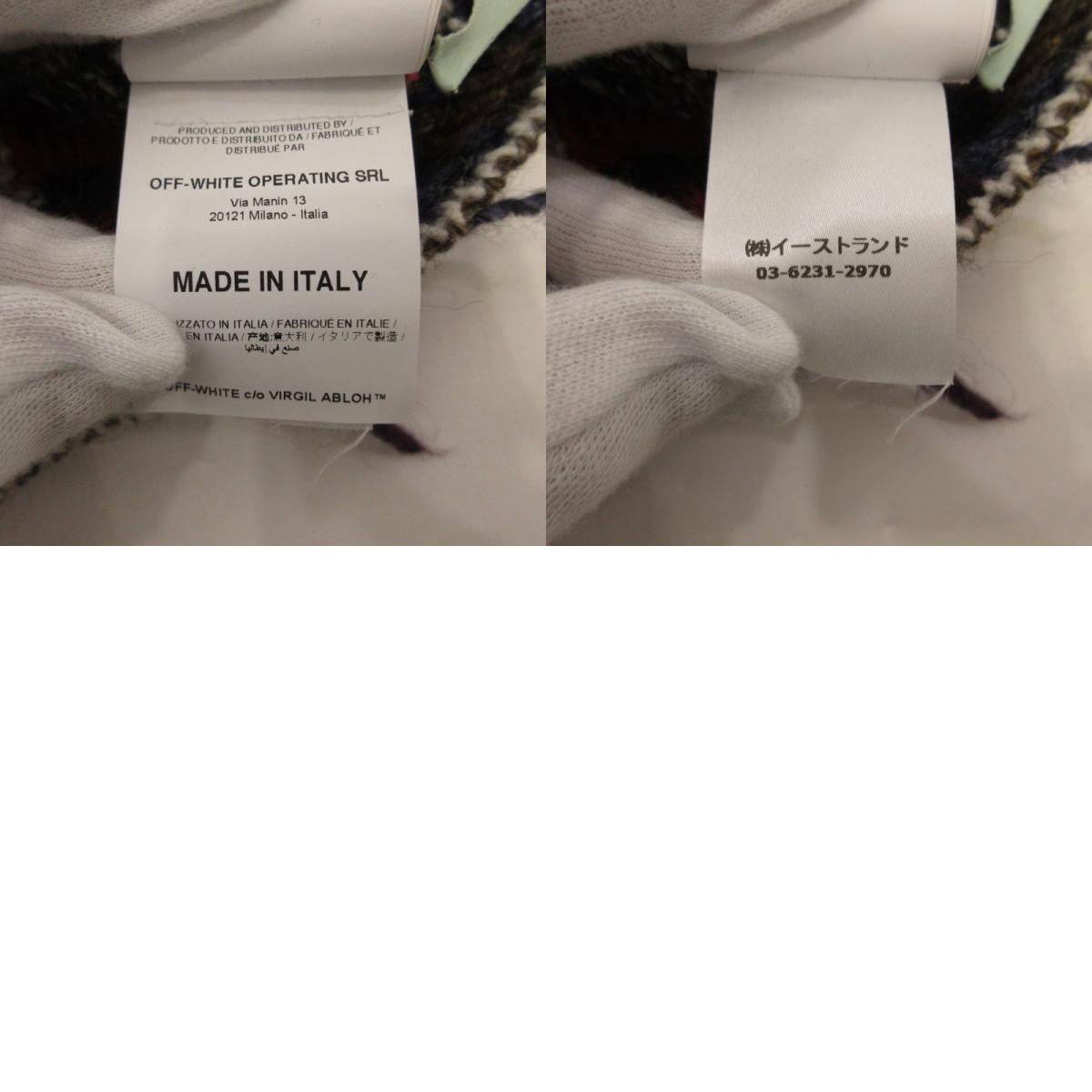 OFF-WHITE | オフホワイト Business Knitwear セーター OMHA062F18527004 国内正規品 マルチカラー サイズ：S【姫路東店】