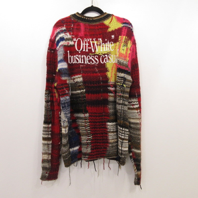 OFF-WHITE | オフホワイト Business Knitwear セーター OMHA062F18527004 国内正規品 マルチカラー サイズ：S【姫路東店】