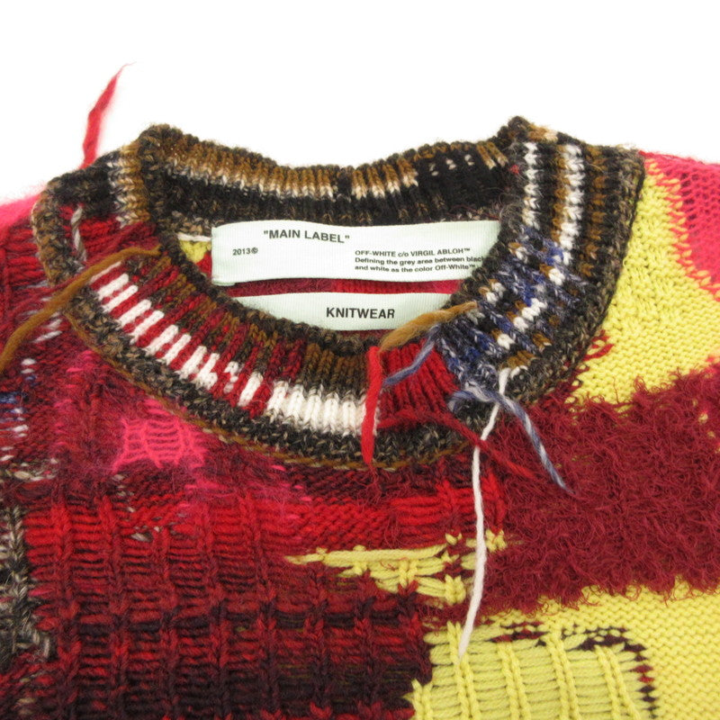 OFF-WHITE | オフホワイト Business Knitwear セーター OMHA062F18527004 国内正規品 マルチカラー サイズ：S【姫路東店】