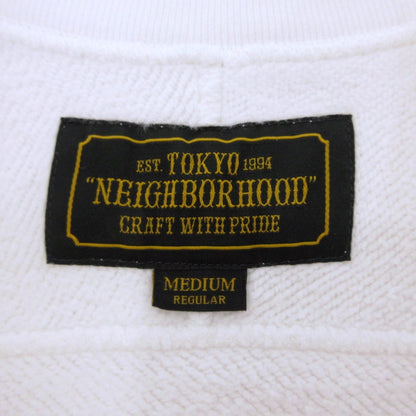 【中古】NEIGHBORHOOD | ネイバーフッド CAM/C-CREW.LS スウェット 171ATNH-CSM03 ホワイト サイズ：M