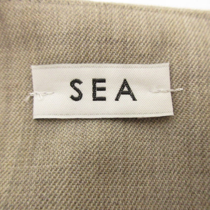 【中古】SEA | シー サージベスト ベスト 110723201 2023S/S ベージュ サイズ：FreeSize