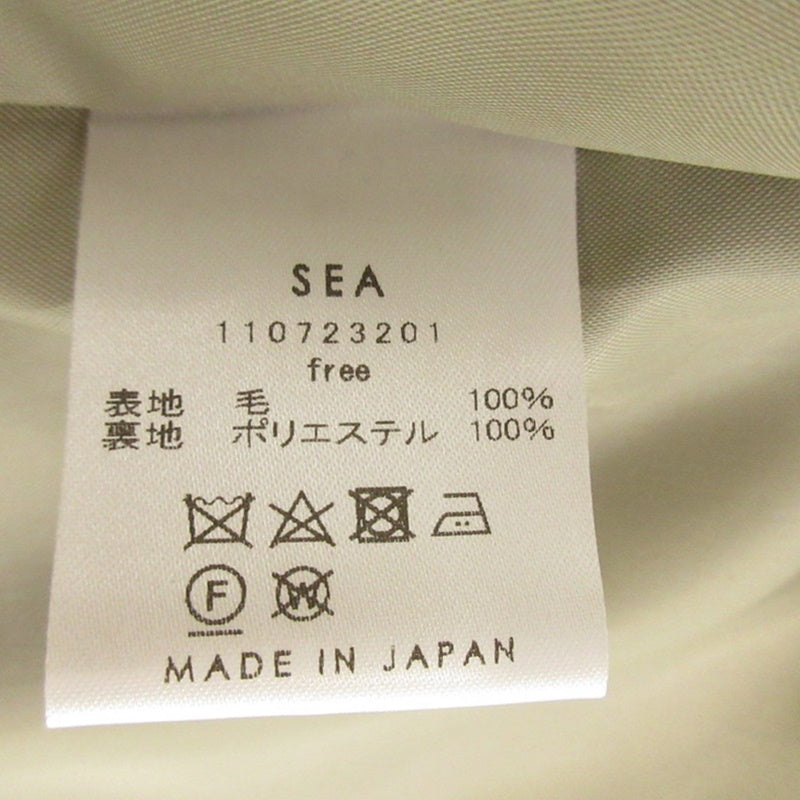 【中古】SEA | シー サージベスト ベスト 110723201 2023S/S ベージュ サイズ：FreeSize