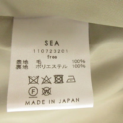 【中古】SEA | シー サージベスト ベスト 110723201 2023S/S ベージュ サイズ：FreeSize