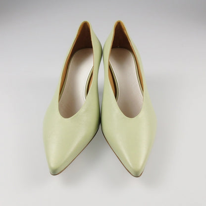 【中古】Maison Margiela | メゾンマルジェラ ポインテッドトゥ パンプス S58WL0207 24.0cm グリーン