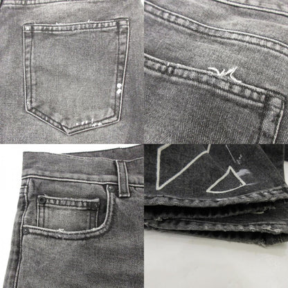 【中古】OFF-WHITE | オフホワイト デニムパンツ OMYA074S22DEN003 2022S/S サイズ：W:32 ブラック