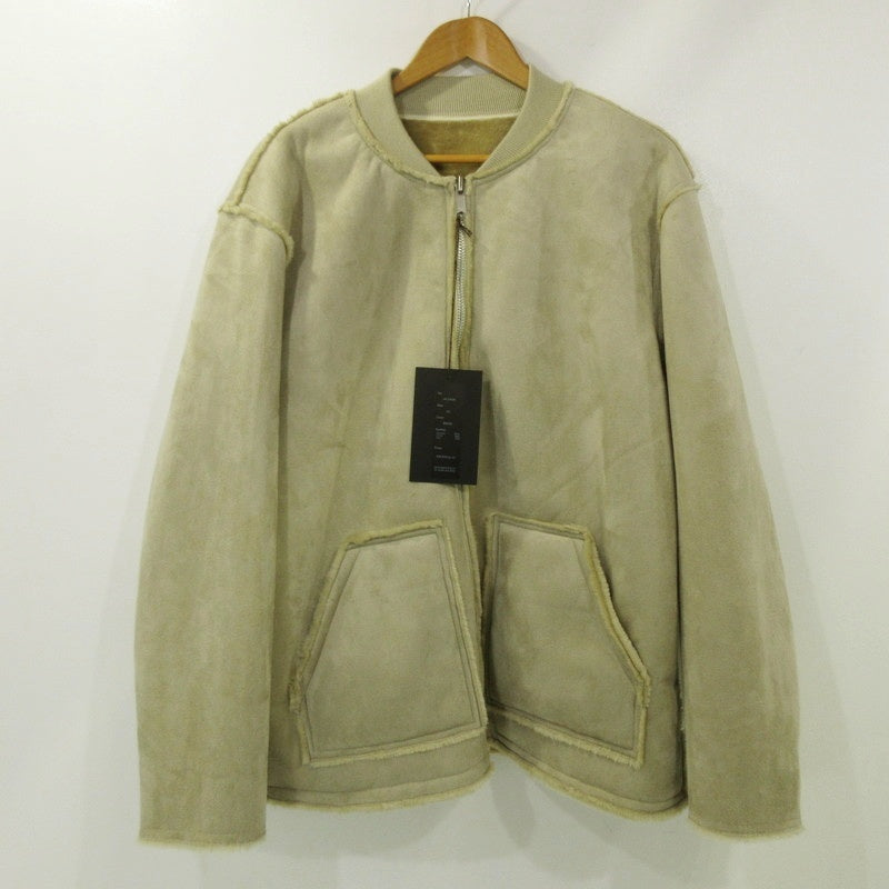 【中古】ACANTHUS | アカンサス ファームートンジャケット ブルゾン JK2406 ベージュ サイズ：XL