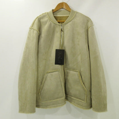 【中古】ACANTHUS | アカンサス ファームートンジャケット ブルゾン JK2406 ベージュ サイズ：XL